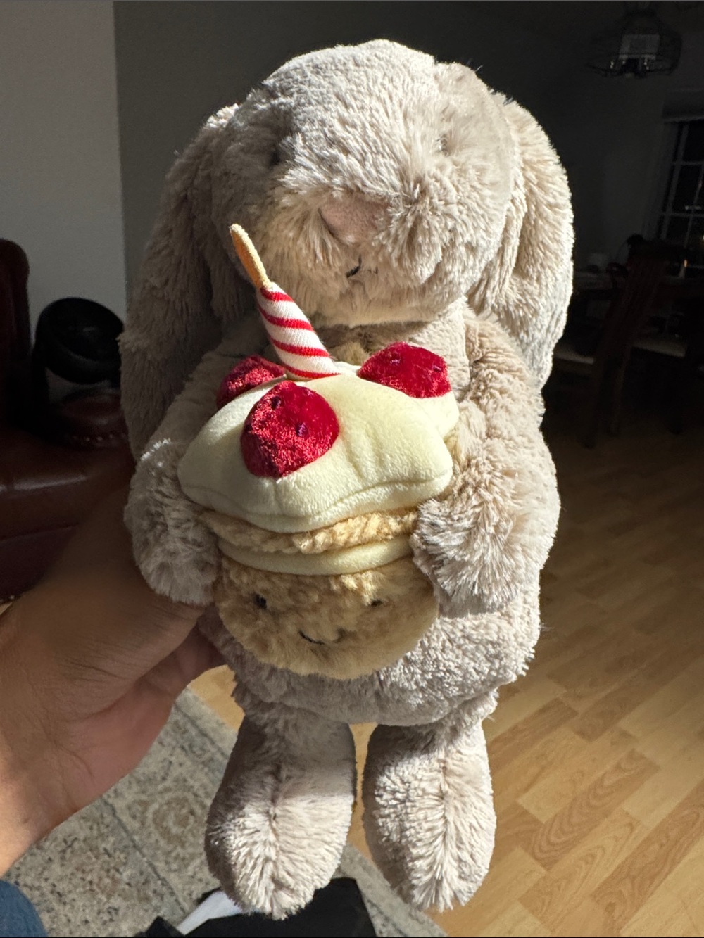 Bashful Beige Bunny Birthday Jellycat